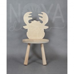Krzesełko dla dziecka ze sklejki łoś LEOŚ